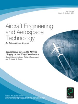 cover image of Aircraft Engineering and Aerospace Technology, Volume 87, Issue 2